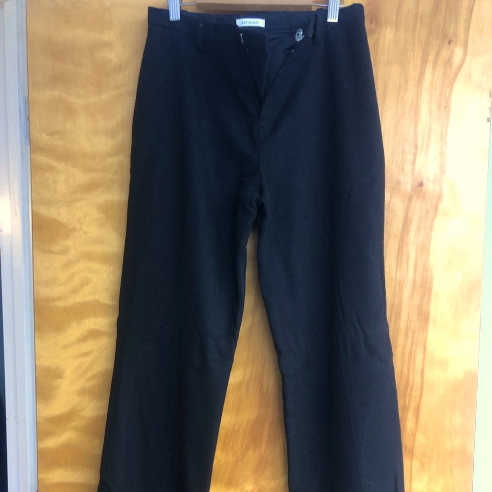 GAP stretch wool black trousers